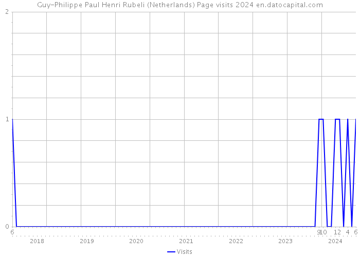 Guy-Philippe Paul Henri Rubeli (Netherlands) Page visits 2024 