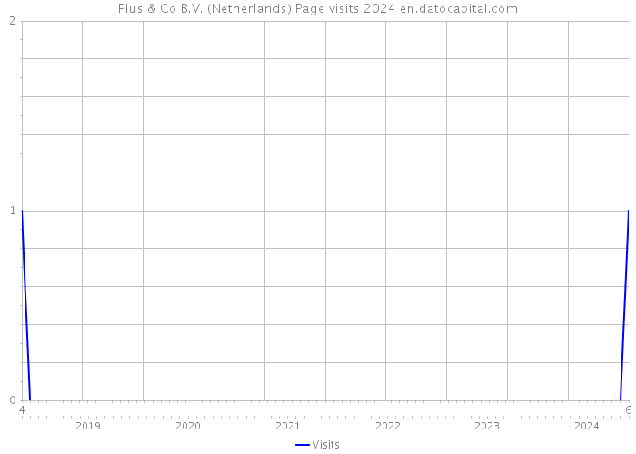 Plus & Co B.V. (Netherlands) Page visits 2024 