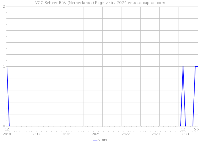 VGG Beheer B.V. (Netherlands) Page visits 2024 