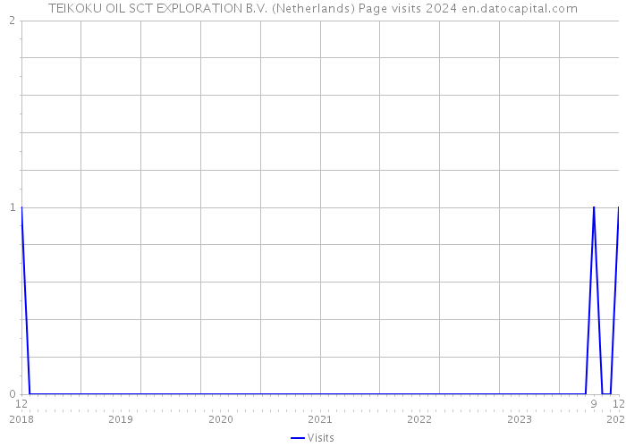 TEIKOKU OIL SCT EXPLORATION B.V. (Netherlands) Page visits 2024 
