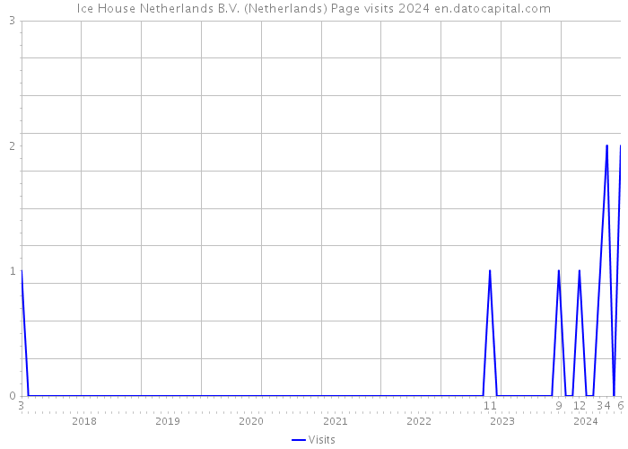 Ice House Netherlands B.V. (Netherlands) Page visits 2024 