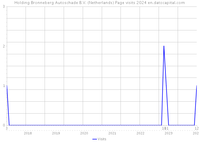 Holding Bronneberg Autoschade B.V. (Netherlands) Page visits 2024 