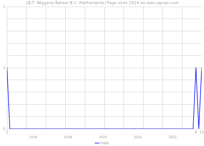 J.B.T. Wiggerts Beheer B.V. (Netherlands) Page visits 2024 