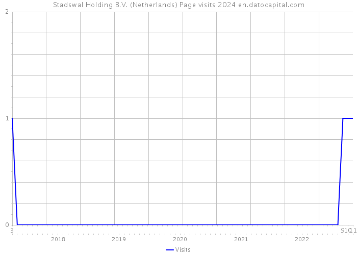 Stadswal Holding B.V. (Netherlands) Page visits 2024 