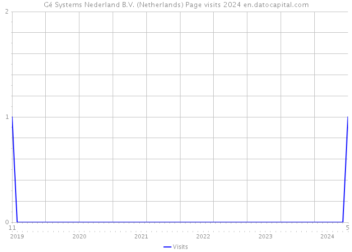 Gé Systems Nederland B.V. (Netherlands) Page visits 2024 