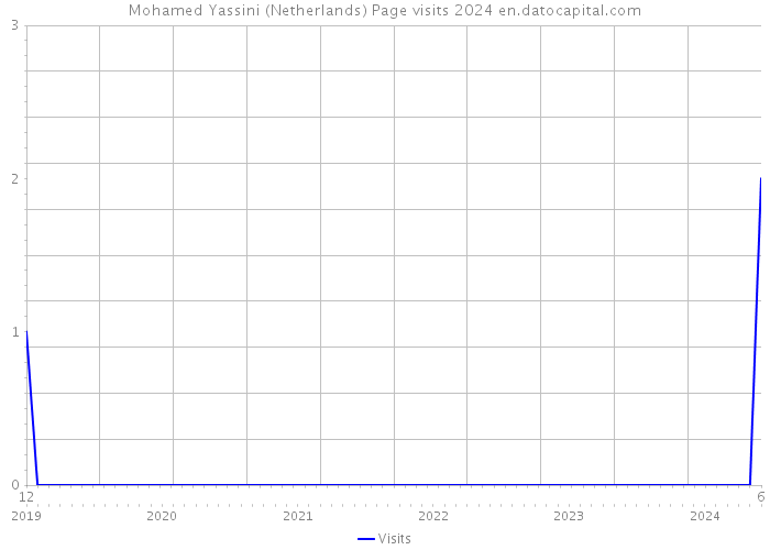 Mohamed Yassini (Netherlands) Page visits 2024 