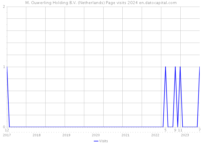 M. Ouwerling Holding B.V. (Netherlands) Page visits 2024 