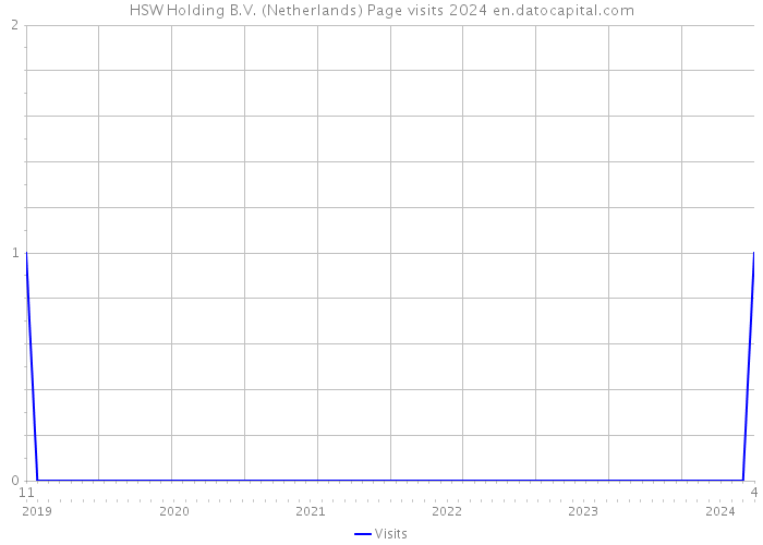 HSW Holding B.V. (Netherlands) Page visits 2024 