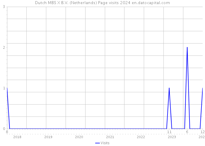 Dutch MBS X B.V. (Netherlands) Page visits 2024 