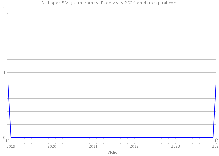 De Loper B.V. (Netherlands) Page visits 2024 