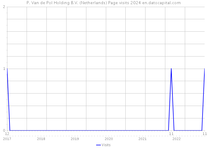 P. Van de Pol Holding B.V. (Netherlands) Page visits 2024 