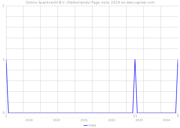 Online Spankracht B.V. (Netherlands) Page visits 2024 