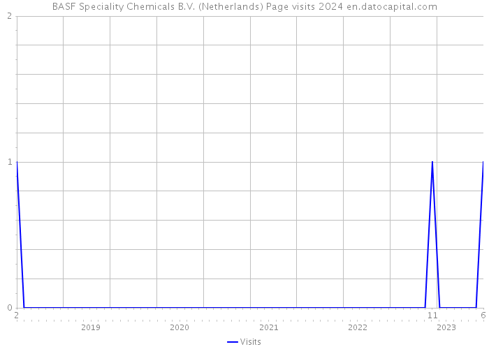 BASF Speciality Chemicals B.V. (Netherlands) Page visits 2024 