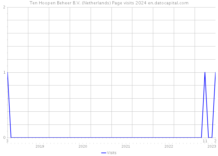 Ten Hoopen Beheer B.V. (Netherlands) Page visits 2024 
