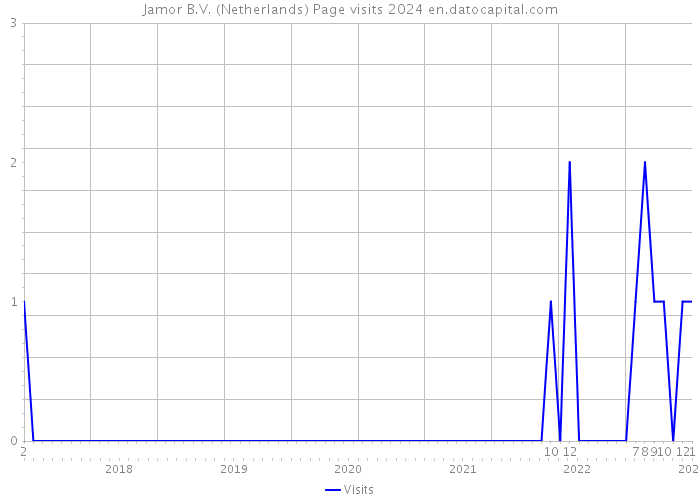 Jamor B.V. (Netherlands) Page visits 2024 