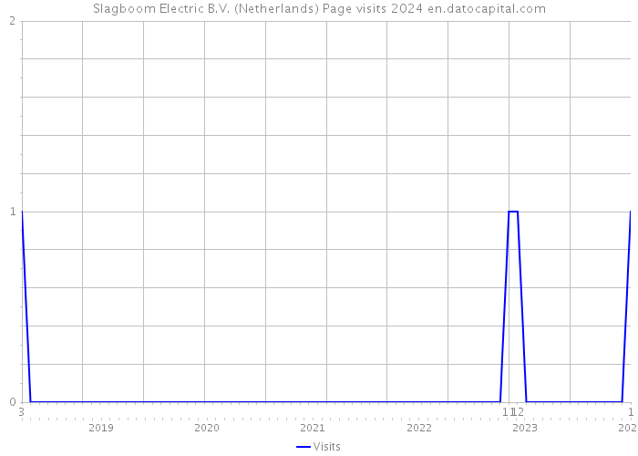 Slagboom Electric B.V. (Netherlands) Page visits 2024 