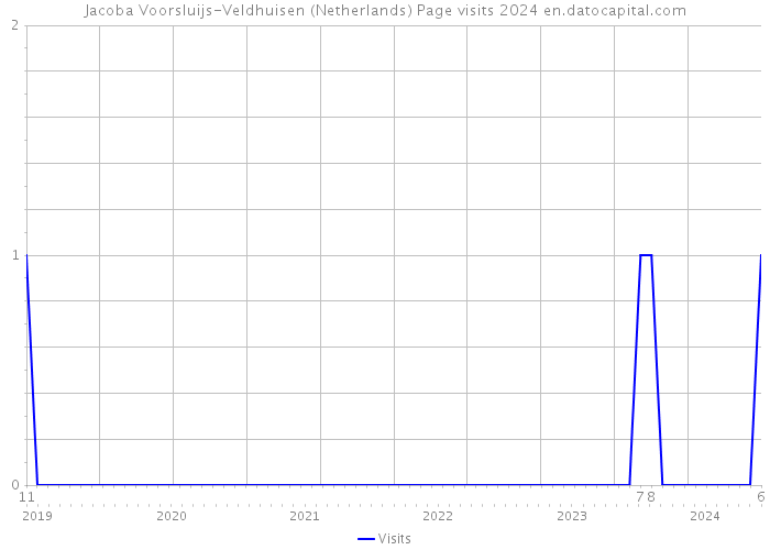 Jacoba Voorsluijs-Veldhuisen (Netherlands) Page visits 2024 