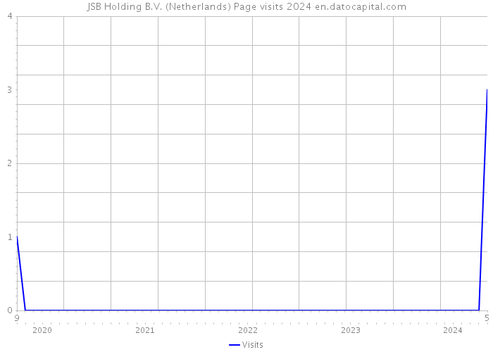 JSB Holding B.V. (Netherlands) Page visits 2024 