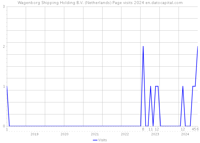 Wagenborg Shipping Holding B.V. (Netherlands) Page visits 2024 