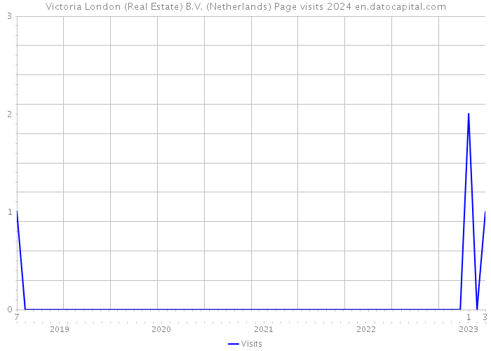 Victoria London (Real Estate) B.V. (Netherlands) Page visits 2024 