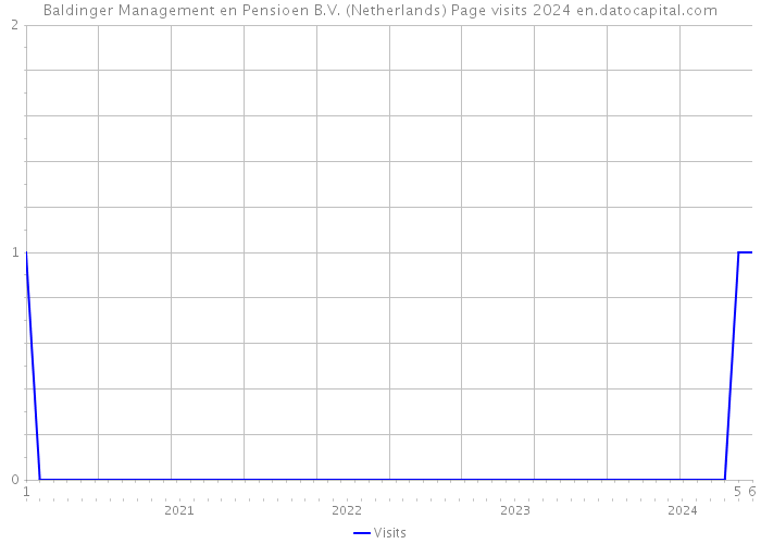 Baldinger Management en Pensioen B.V. (Netherlands) Page visits 2024 