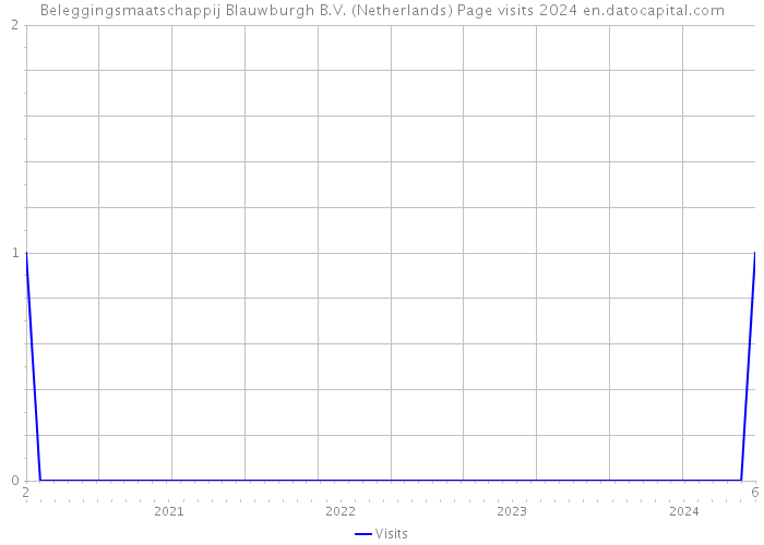 Beleggingsmaatschappij Blauwburgh B.V. (Netherlands) Page visits 2024 