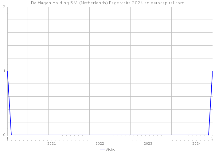 De Hagen Holding B.V. (Netherlands) Page visits 2024 