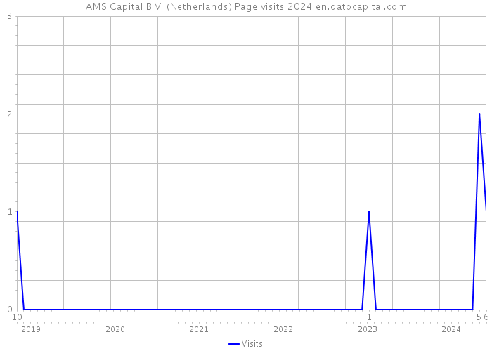 AMS Capital B.V. (Netherlands) Page visits 2024 