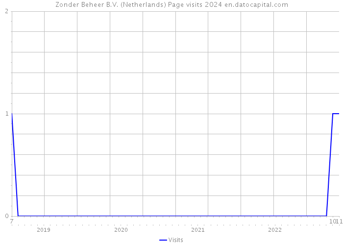 Zonder Beheer B.V. (Netherlands) Page visits 2024 