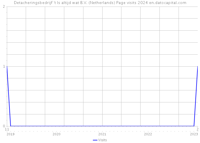 Detacheringsbedrijf 't Is altijd wat B.V. (Netherlands) Page visits 2024 