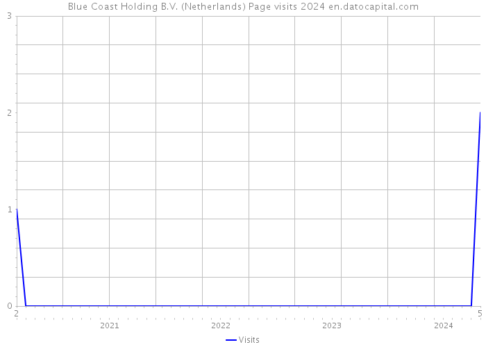 Blue Coast Holding B.V. (Netherlands) Page visits 2024 