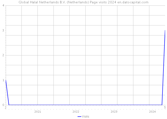 Global Halal Netherlands B.V. (Netherlands) Page visits 2024 