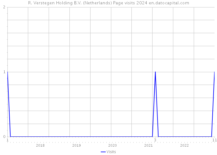 R. Verstegen Holding B.V. (Netherlands) Page visits 2024 