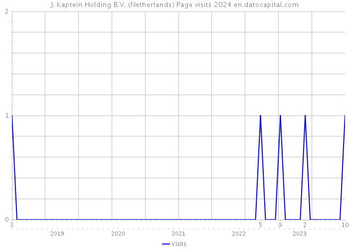 J. Kaptein Holding B.V. (Netherlands) Page visits 2024 