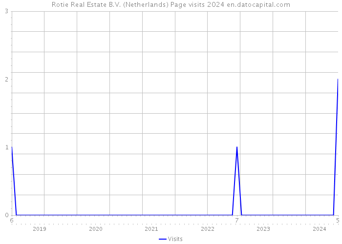 Rotie Real Estate B.V. (Netherlands) Page visits 2024 