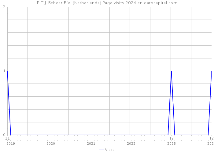 P.T.J. Beheer B.V. (Netherlands) Page visits 2024 