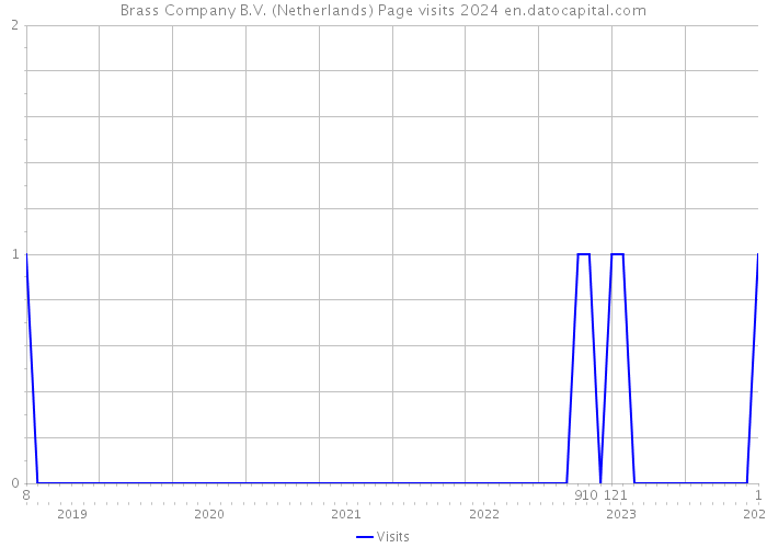 Brass Company B.V. (Netherlands) Page visits 2024 