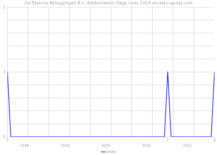 De Pastorie Beleggingen B.V. (Netherlands) Page visits 2024 