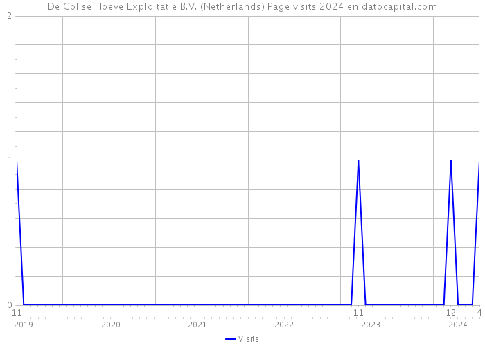 De Collse Hoeve Exploitatie B.V. (Netherlands) Page visits 2024 