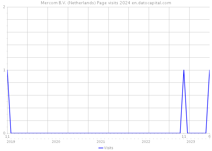 Mercom B.V. (Netherlands) Page visits 2024 