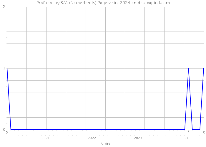 Profitability B.V. (Netherlands) Page visits 2024 