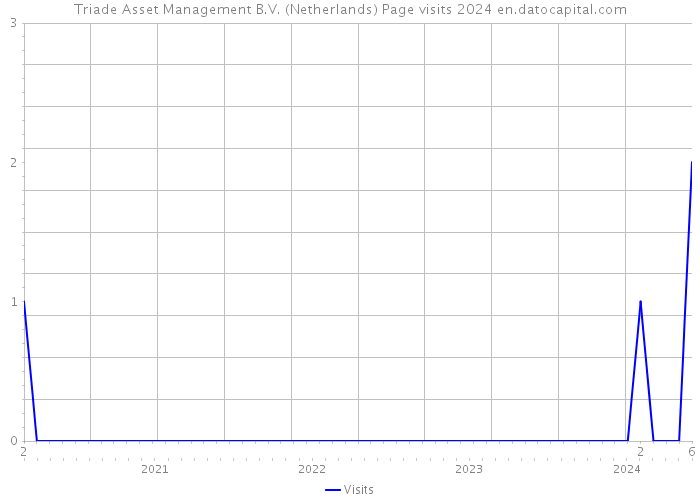 Triade Asset Management B.V. (Netherlands) Page visits 2024 