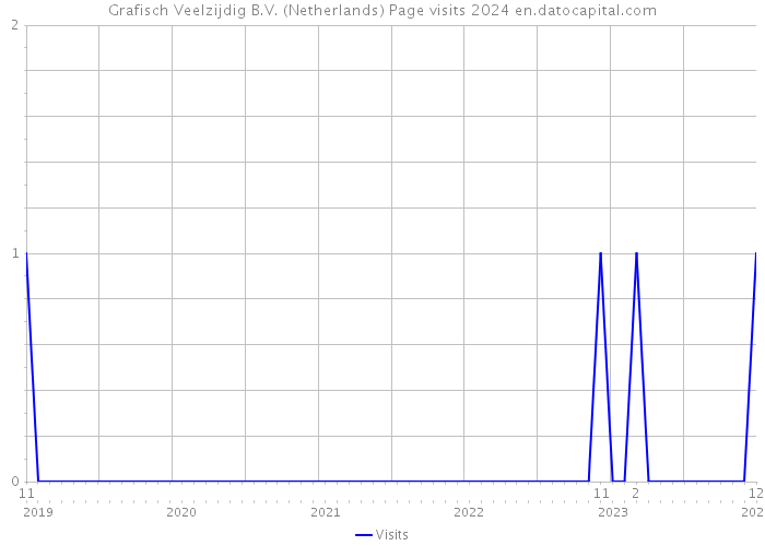 Grafisch Veelzijdig B.V. (Netherlands) Page visits 2024 