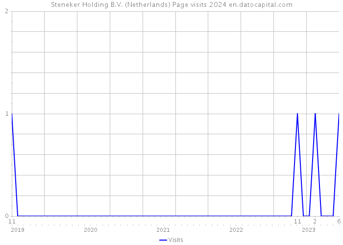 Steneker Holding B.V. (Netherlands) Page visits 2024 