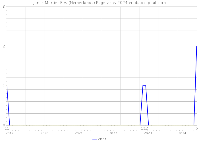 Jonas Mortier B.V. (Netherlands) Page visits 2024 