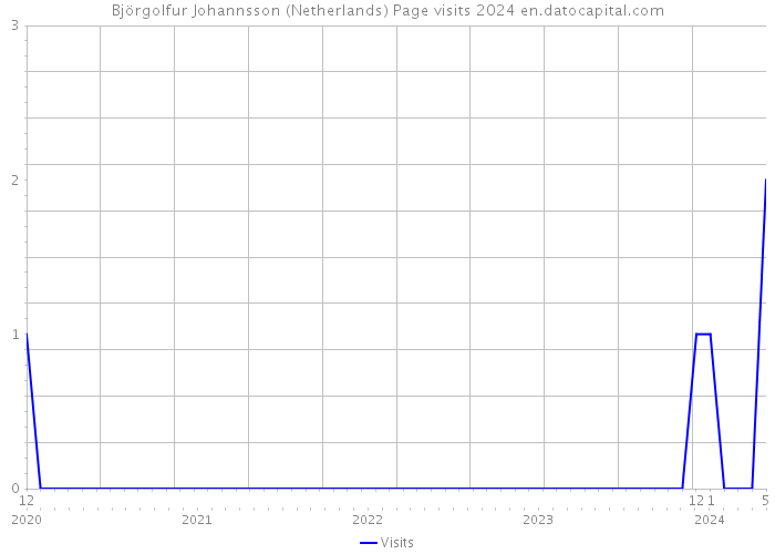 Björgolfur Johannsson (Netherlands) Page visits 2024 