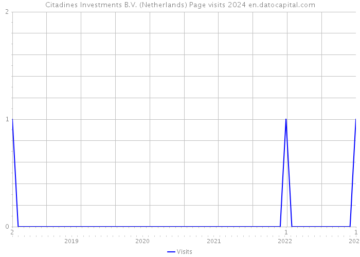 Citadines Investments B.V. (Netherlands) Page visits 2024 