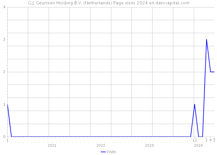 G.J. Geurtsen Holding B.V. (Netherlands) Page visits 2024 