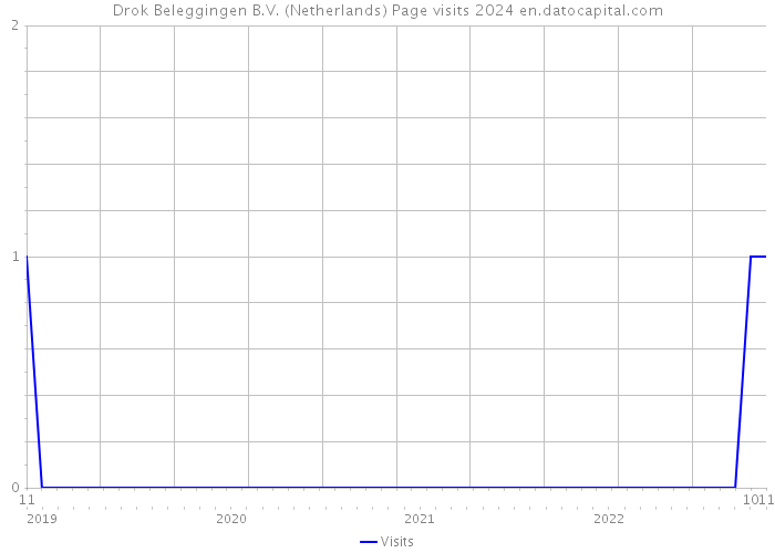 Drok Beleggingen B.V. (Netherlands) Page visits 2024 