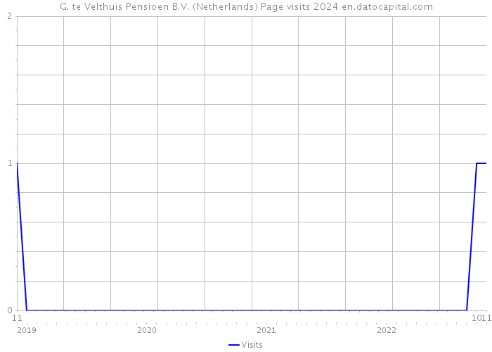 G. te Velthuis Pensioen B.V. (Netherlands) Page visits 2024 
